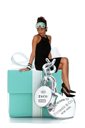 audrey on tiffany's box with mask copy